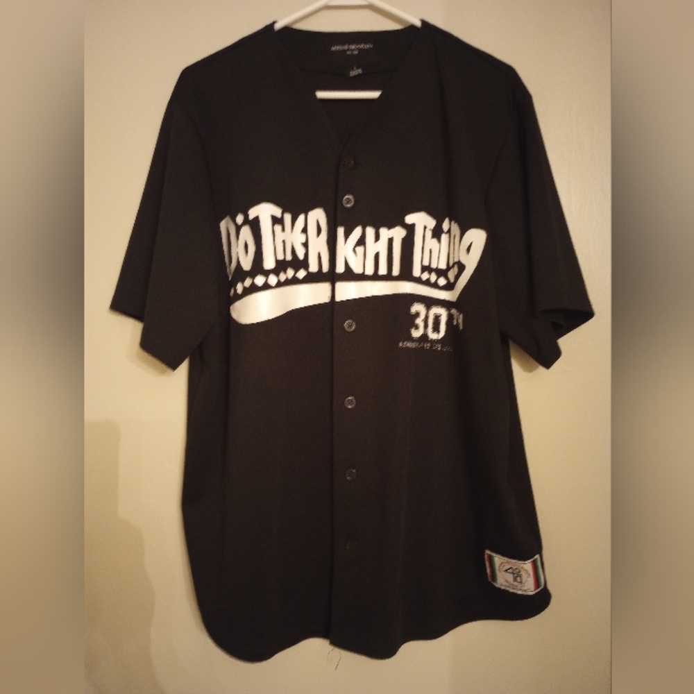 Defend Brooklyn Do The Right Thing 30th Anniversary Baseball Jersey Rare